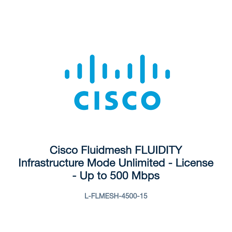 L-FLMESH-4500-15: Cisco Fluidmesh FLUIDITY Infrastructure Mode Unlimited