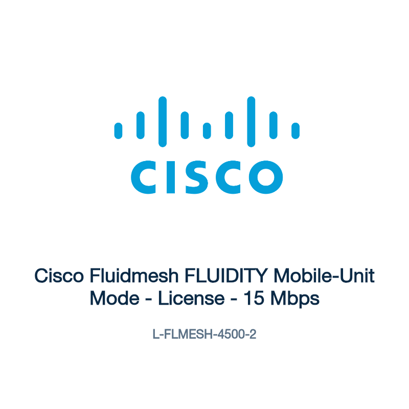 L-FLMESH-4500-2: Cisco Fluidmesh FLUIDITY Mobile-Unit Mode