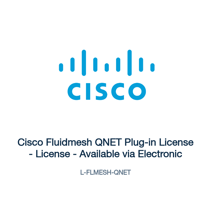 L-FLMESH-QNET: Cisco Fluidmesh QNET Plug-in License