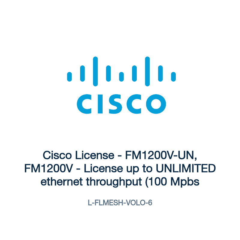 L-FLMESH-VOLO-6: Cisco License - FM1200V-UN, FM1200V