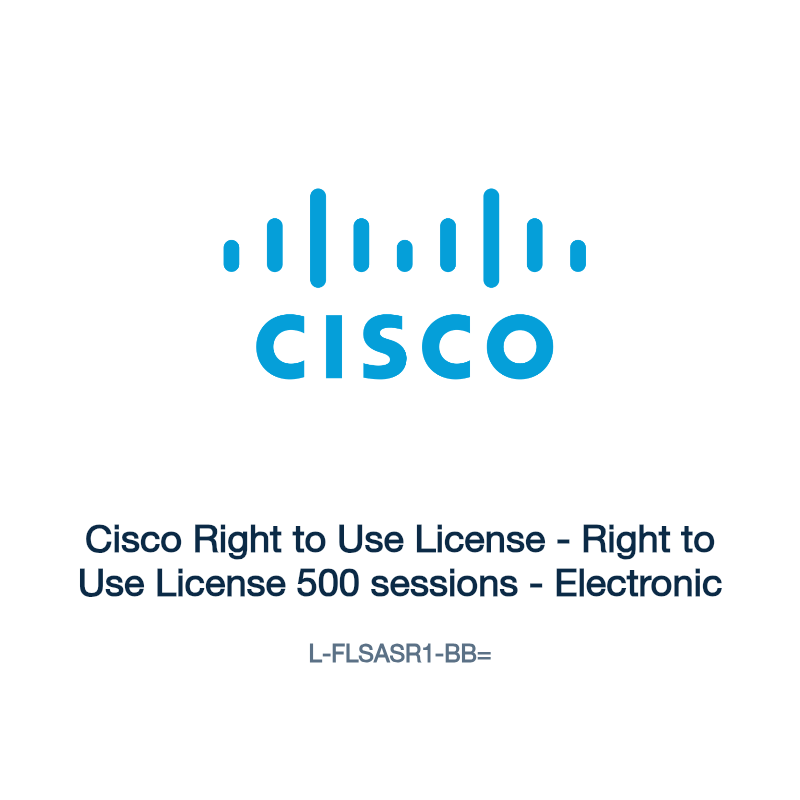 L-FLSASR1-BB=: Cisco Right to Use License