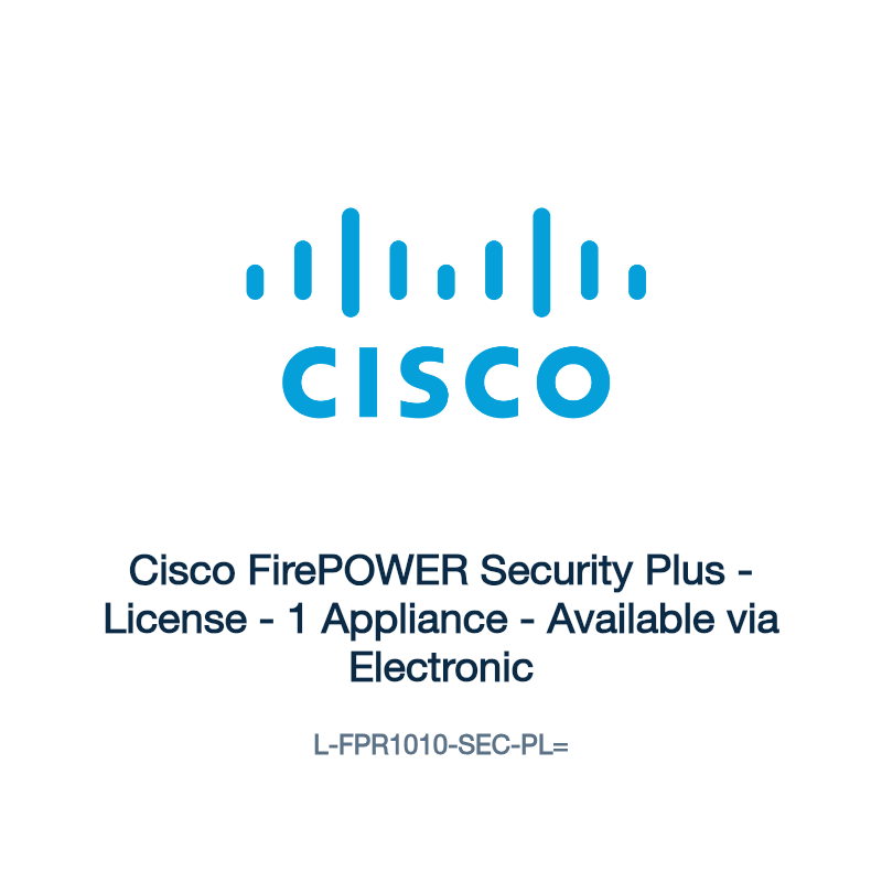 L-FPR1010-SEC-PL=: Cisco FirePOWER Security Plus