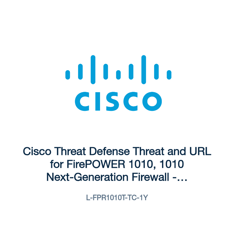 L-FPR1010T-TC-1Y: Cisco Threat Defense Threat and URL for FirePOWER 1010, 1010