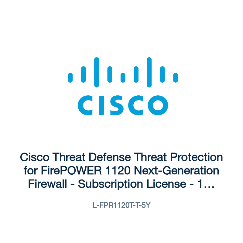 L-FPR1120T-T-5Y: Cisco Threat Defense Threat Protection for FirePOWER 1120