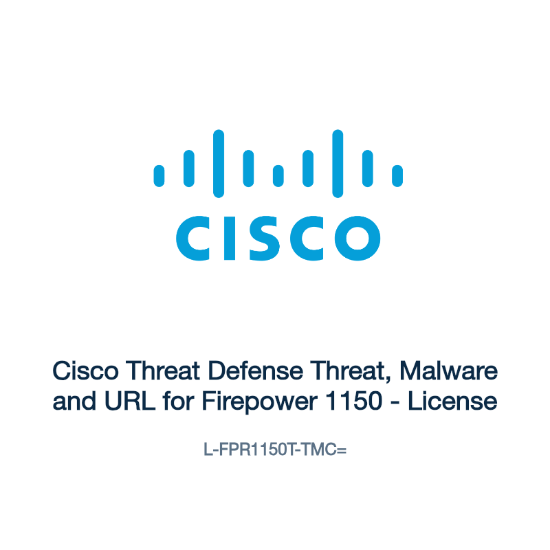 L-FPR1150T-TMC=: Cisco Threat Defense Threat, Malware and URL for Firepower 1150