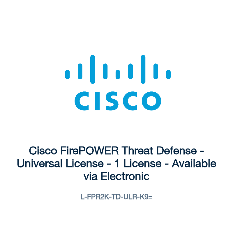 L-FPR2K-TD-ULR-K9=: Cisco FirePOWER Threat Defense
