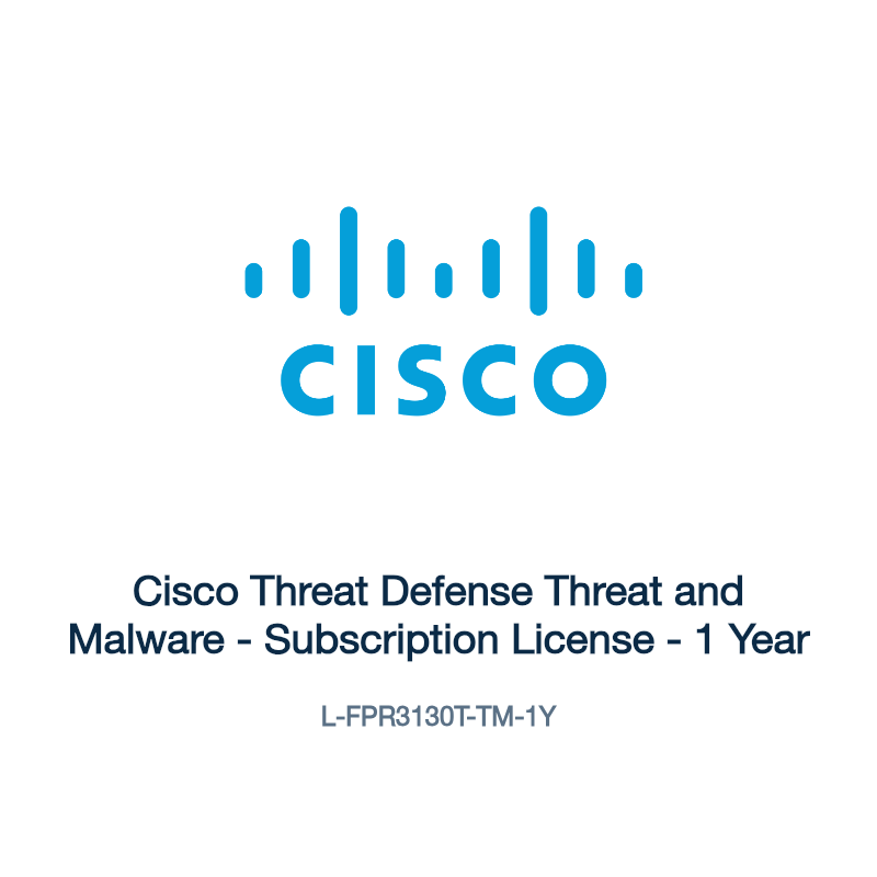 L-FPR3130T-TM-1Y: Cisco Threat Defense Threat and Malware