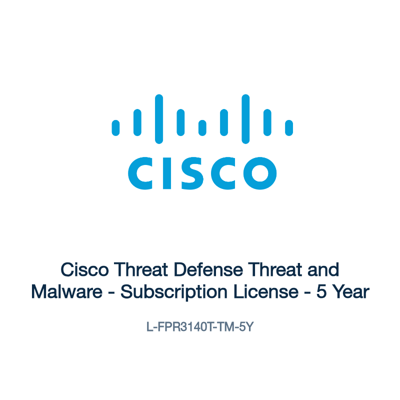 L-FPR3140T-TM-5Y: Cisco Threat Defense Threat and Malware