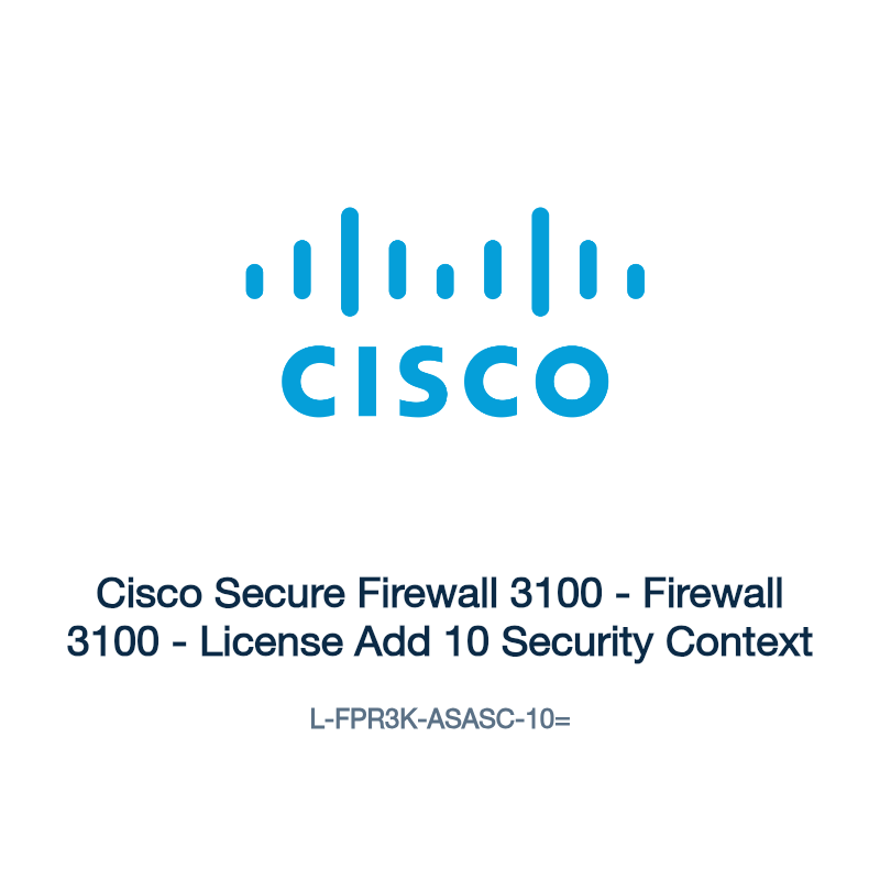 L-FPR3K-ASASC-10=: Cisco Secure Firewall 3100