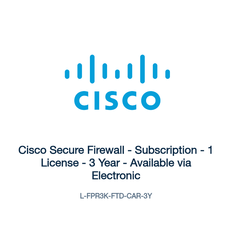 L-FPR3K-FTD-CAR-3Y: Cisco Secure Firewall