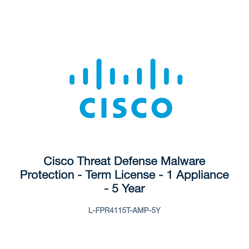 L-FPR4115T-AMP-5Y: Cisco Threat Defense Malware Protection