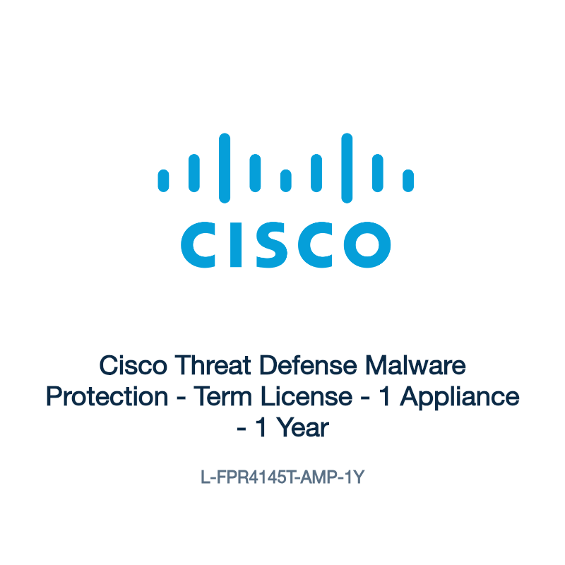 L-FPR4145T-AMP-1Y: Cisco Threat Defense Malware Protection