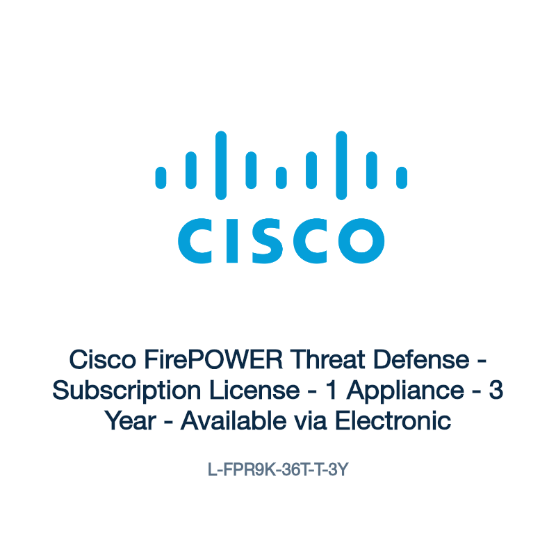 L-FPR9K-36T-T-3Y: Cisco FirePOWER Threat Defense