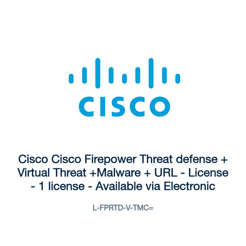 L-FPRTD-V-TMC=: Cisco Cisco Firepower Threat defense + Virtual Threat +Malware + URL