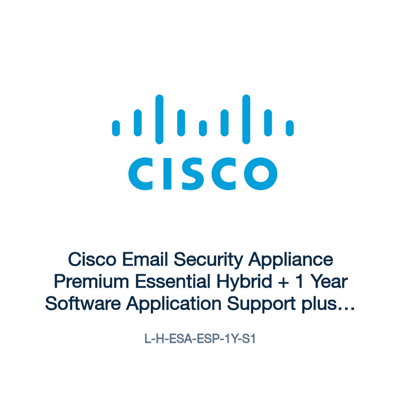 L-H-ESA-ESP-1Y-S1: Cisco Email Security Appliance Premium Essential Hybrid + 1 Year