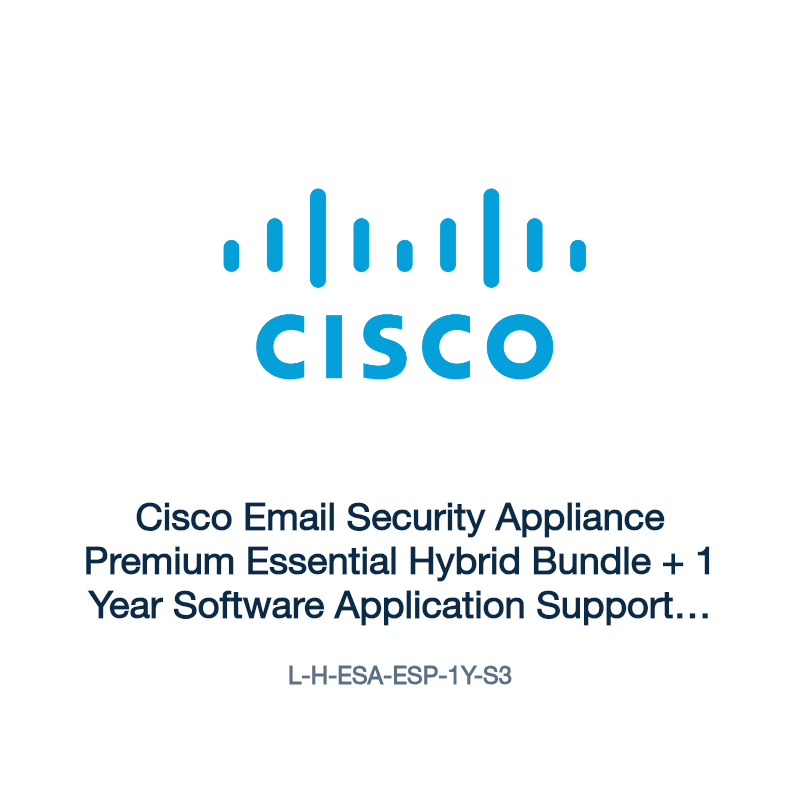 L-H-ESA-ESP-1Y-S3: Cisco Email Security Appliance Premium Essential Hybrid Bundle + 1