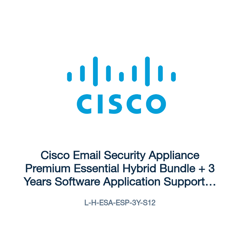 L-H-ESA-ESP-3Y-S12: Cisco Email Security Appliance Premium Essential Hybrid Bundle + 3