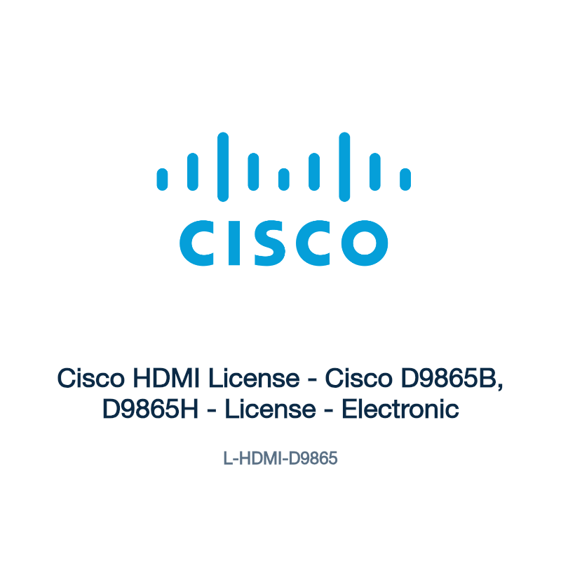 L-HDMI-D9865: Cisco HDMI License