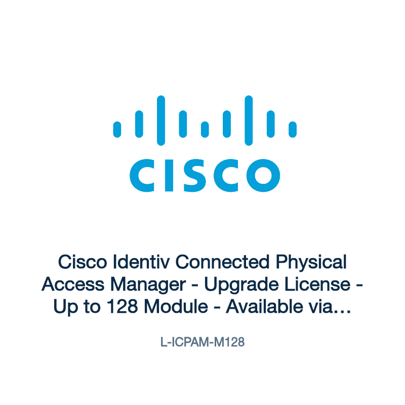L-ICPAM-M128: Cisco Identiv Connected Physical Access Manager