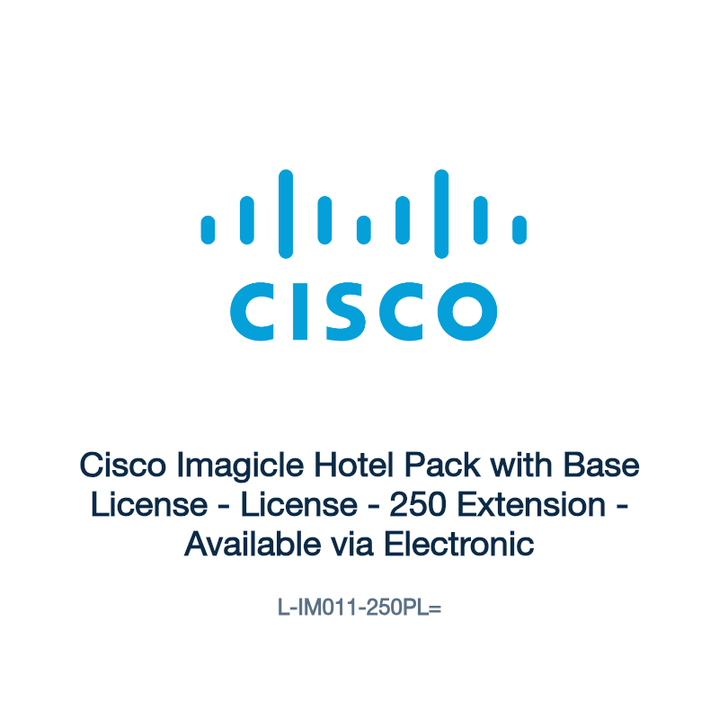 L-IM011-250PL=: Cisco Imagicle Hotel Pack with Base License