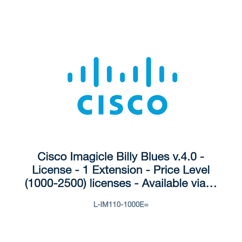 L-IM110-1000E=: Cisco Imagicle Billy Blues v.4.0