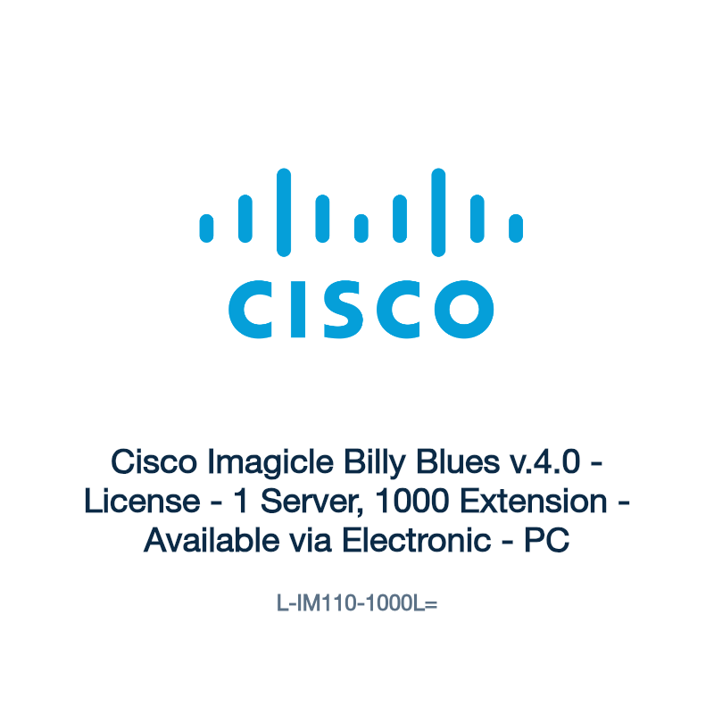 L-IM110-1000L=: Cisco Imagicle Billy Blues v.4.0