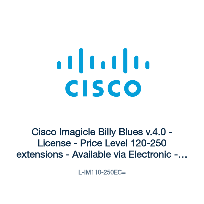 L-IM110-250EC=: Cisco Imagicle Billy Blues v.4.0