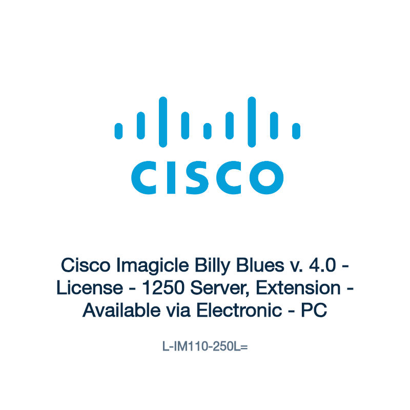 L-IM110-250L=: Cisco Imagicle Billy Blues v. 4.0