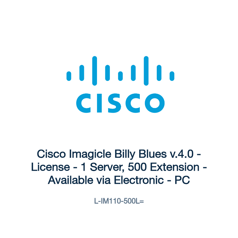 L-IM110-500L=: Cisco Imagicle Billy Blues v.4.0