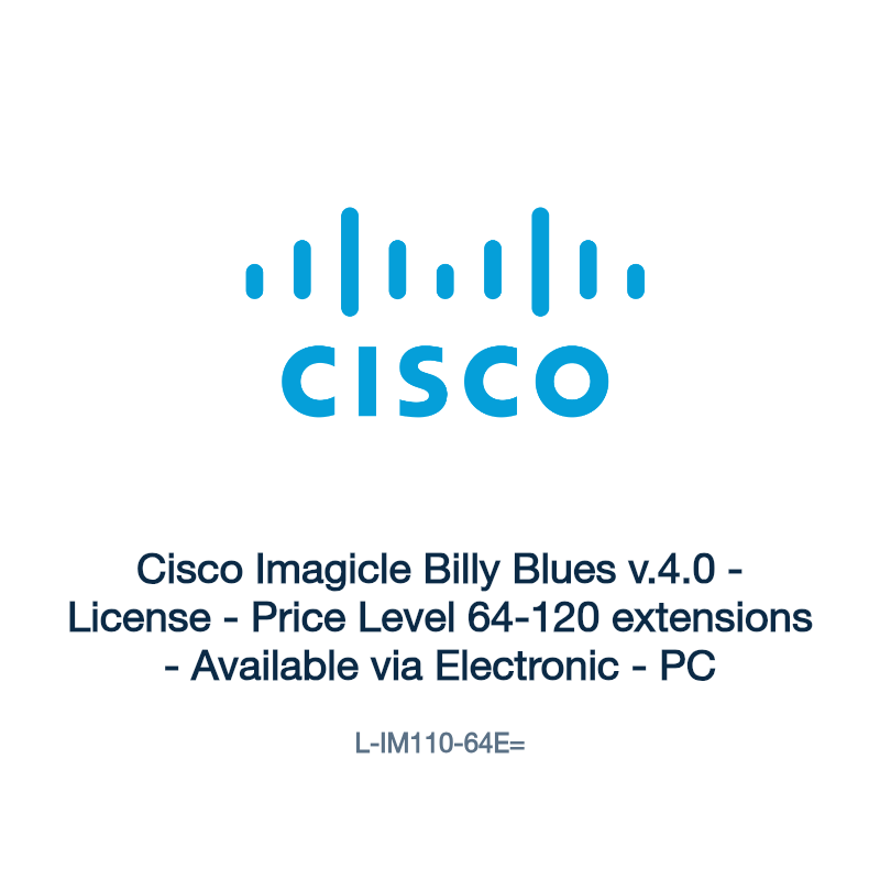 L-IM110-64E=: Cisco Imagicle Billy Blues v.4.0