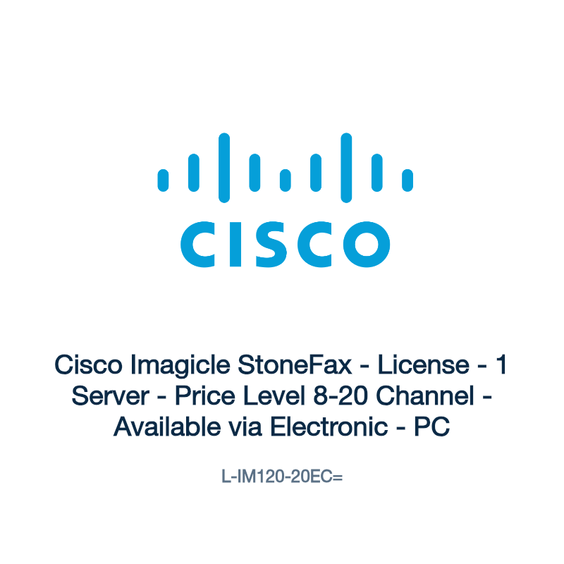 L-IM120-20EC=: Cisco Imagicle StoneFax