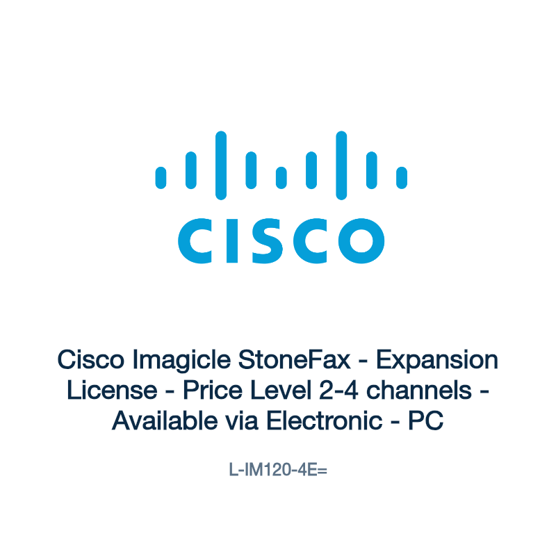 L-IM120-4E=: Cisco Imagicle StoneFax