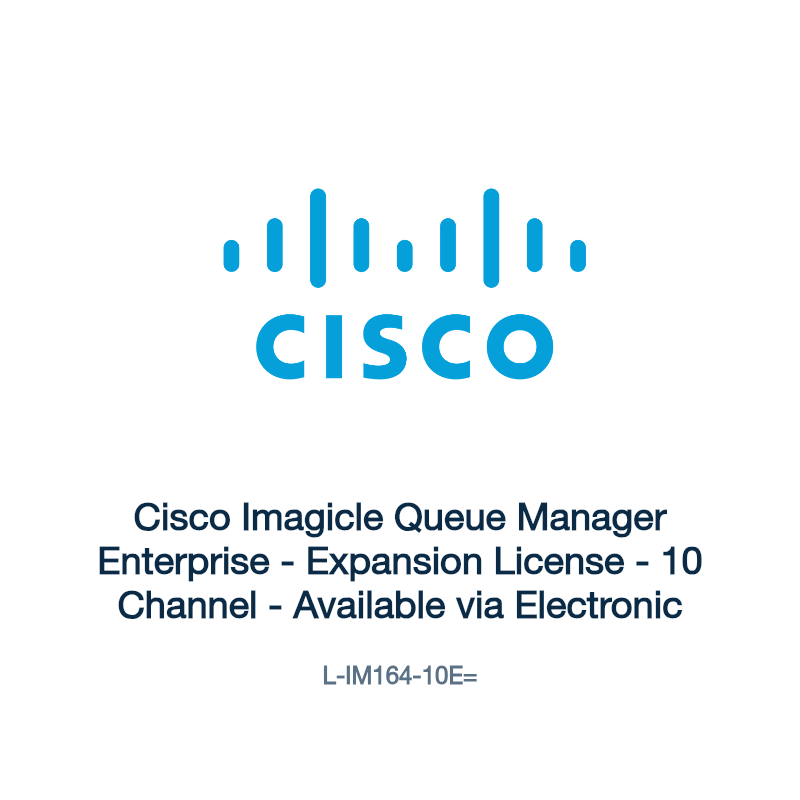 L-IM164-10E=: Cisco Imagicle Queue Manager Enterprise