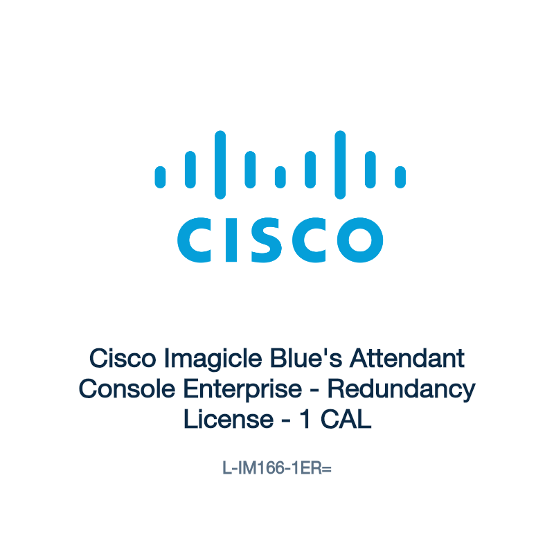 L-IM166-1ER=: Cisco Imagicle Blue's Attendant Console Enterprise