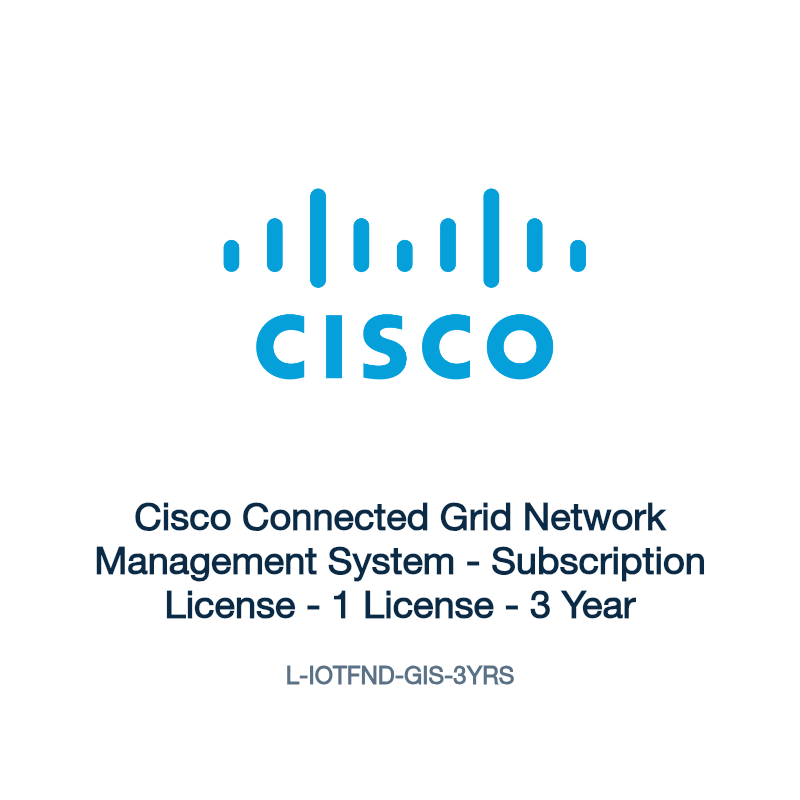 L-IOTFND-GIS-3YRS: Cisco Connected Grid Network Management System