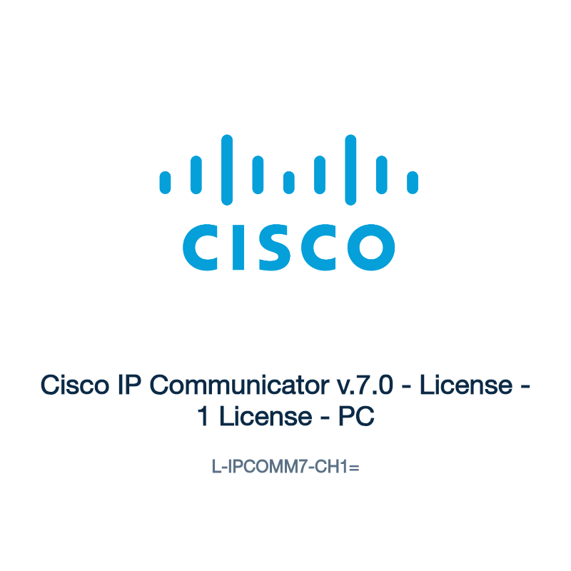 L-IPCOMM7-CH1=: Cisco IP Communicator v.7.0