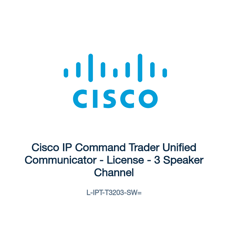 L-IPT-T3203-SW=: Cisco IP Command Trader Unified Communicator