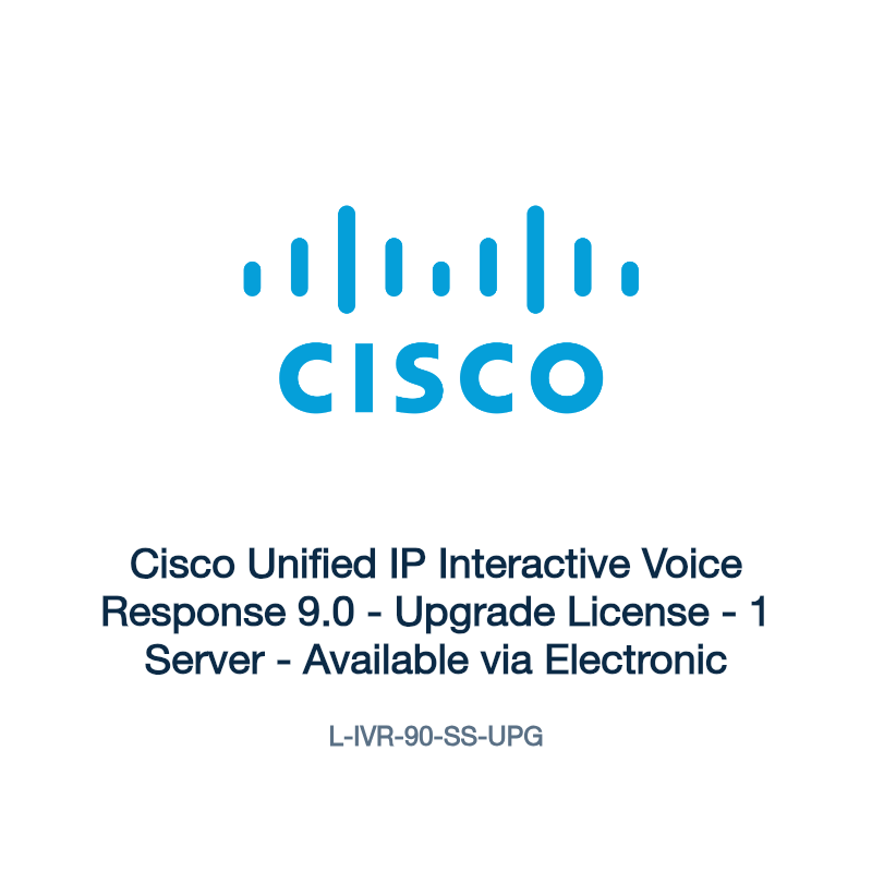 L-IVR-90-SS-UPG: Cisco Unified IP Interactive Voice Response 9.0