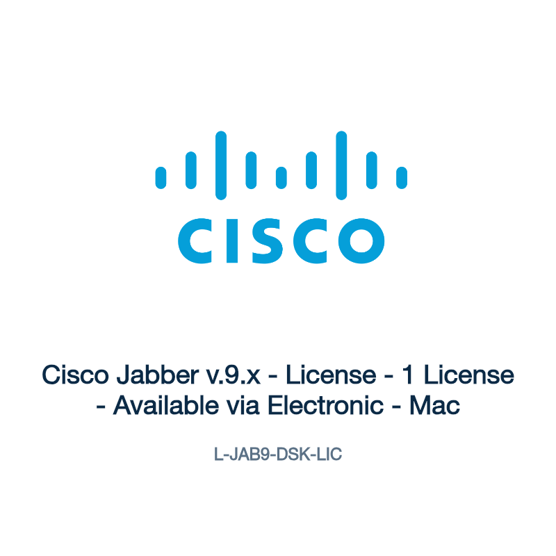 L-JAB9-DSK-LIC: Cisco Jabber v.9.x