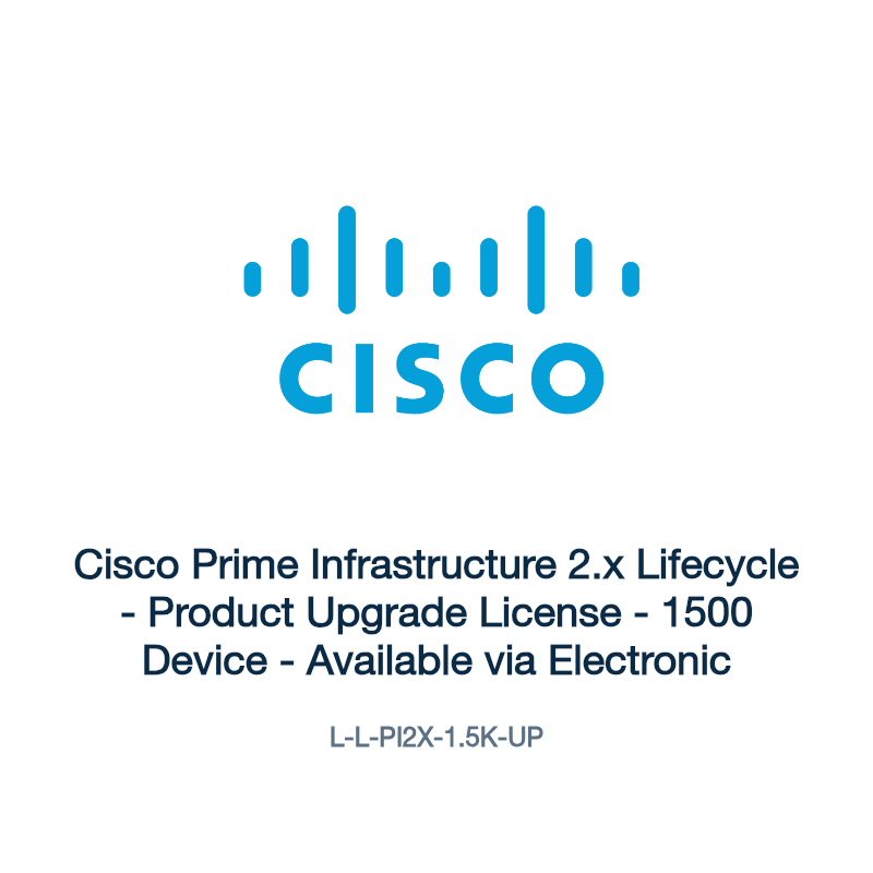 L-L-PI2X-1.5K-UP: Cisco Prime Infrastructure 2.x Lifecycle