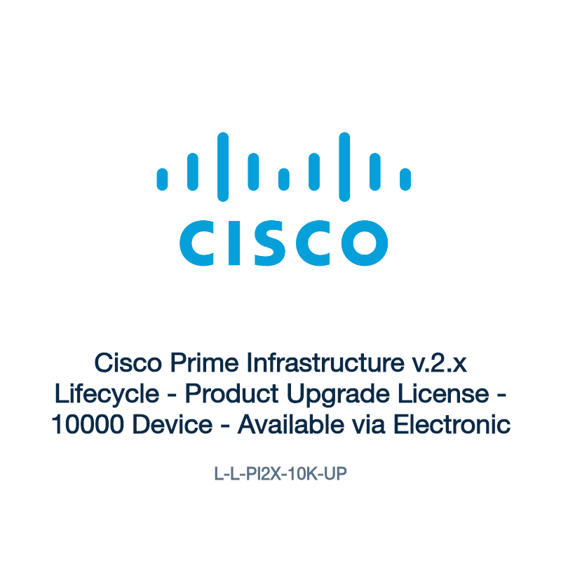 L-L-PI2X-10K-UP: Cisco Prime Infrastructure v.2.x Lifecycle