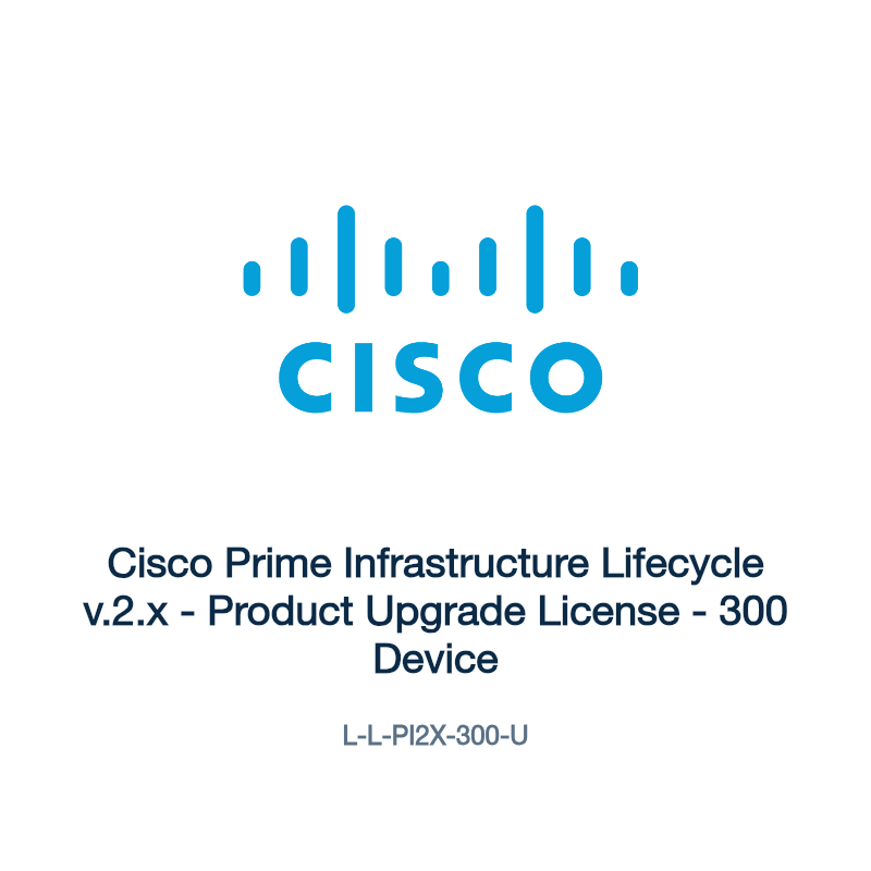 L-L-PI2X-300-U: Cisco Prime Infrastructure Lifecycle v.2.x