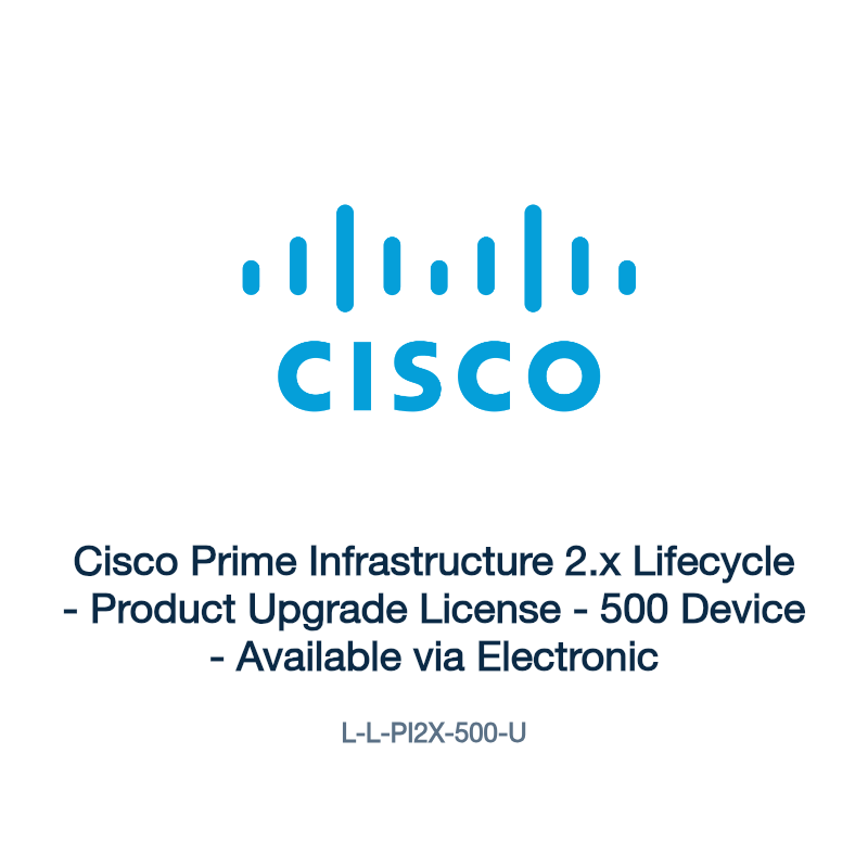 L-L-PI2X-500-U: Cisco Prime Infrastructure 2.x Lifecycle