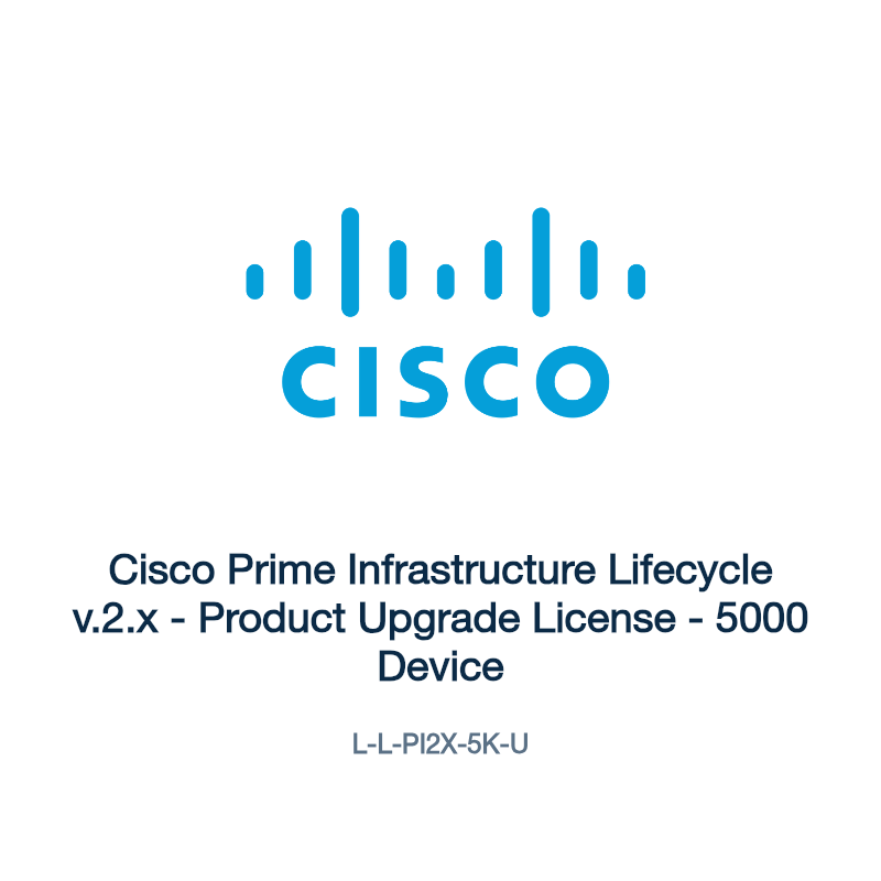 L-L-PI2X-5K-U: Cisco Prime Infrastructure Lifecycle v.2.x