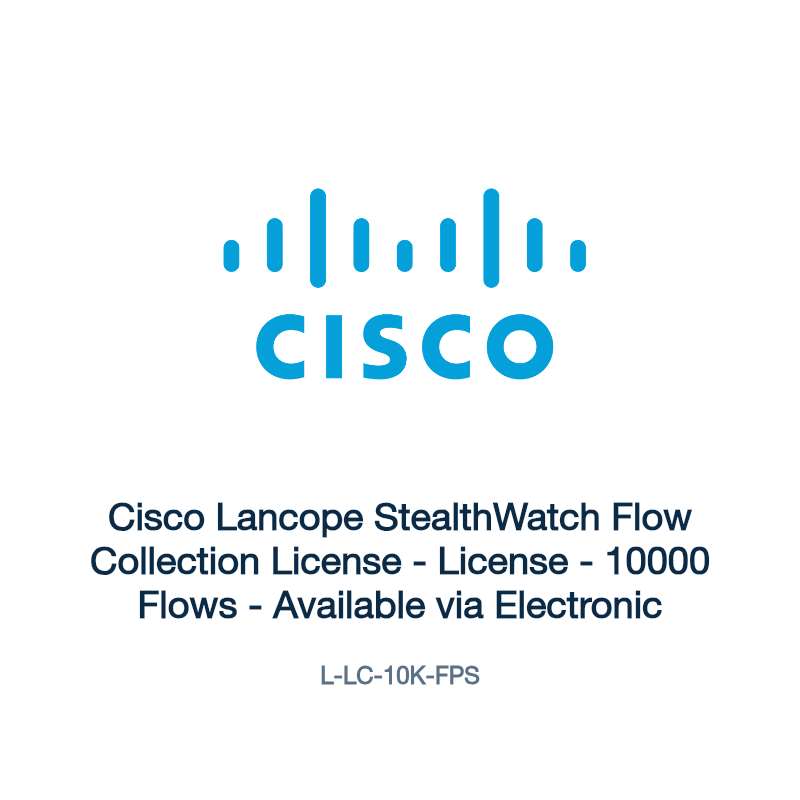L-LC-10K-FPS: Cisco Lancope StealthWatch Flow Collection License