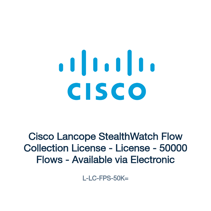 L-LC-FPS-50K=: Cisco Lancope StealthWatch Flow Collection License