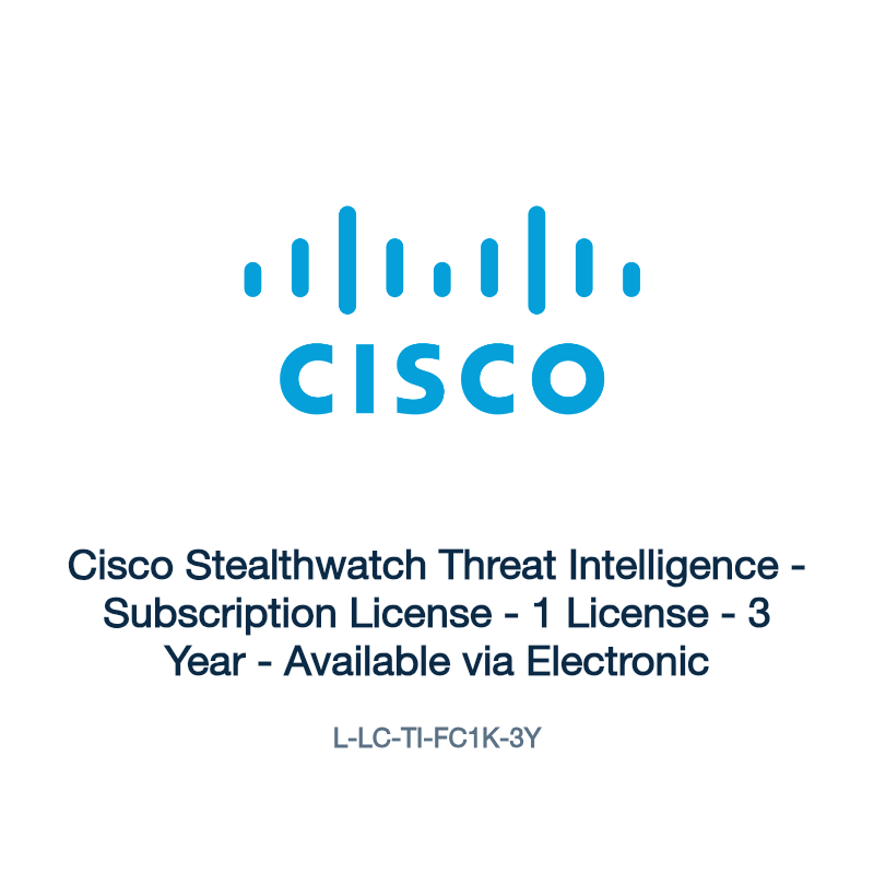 L-LC-TI-FC1K-3Y: Cisco Stealthwatch Threat Intelligence