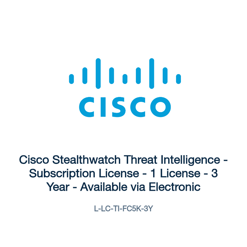 L-LC-TI-FC5K-3Y: Cisco Stealthwatch Threat Intelligence