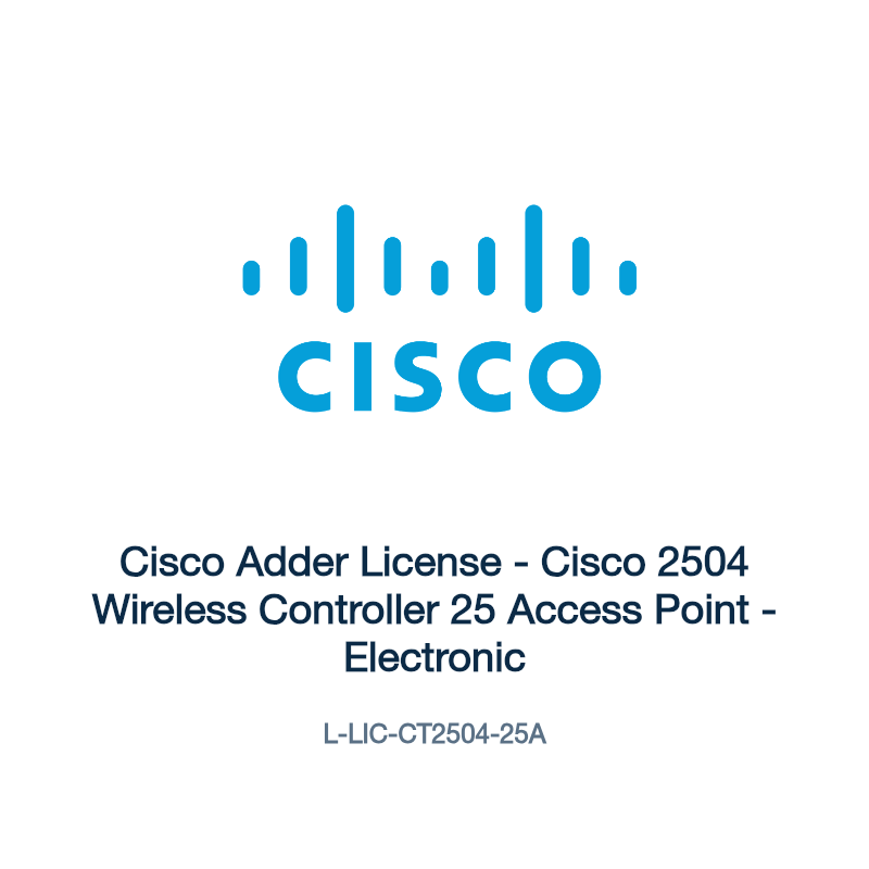 L-LIC-CT2504-25A: Cisco Adder License