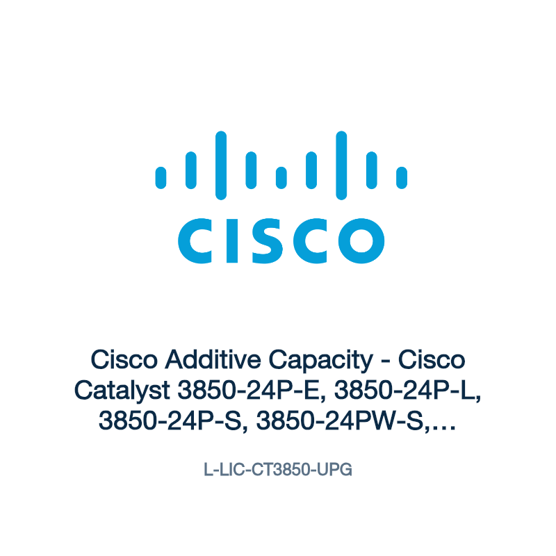 L-LIC-CT3850-UPG: Cisco Additive Capacity